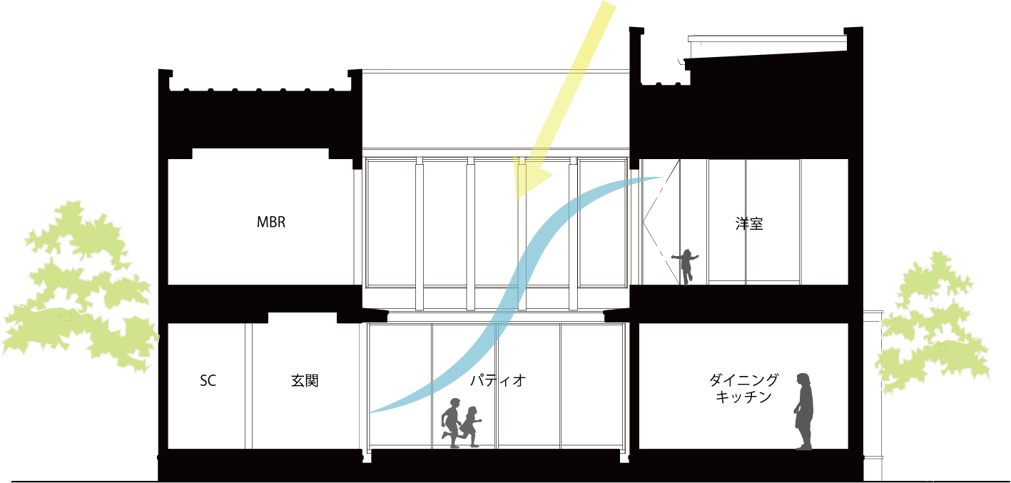 断面図