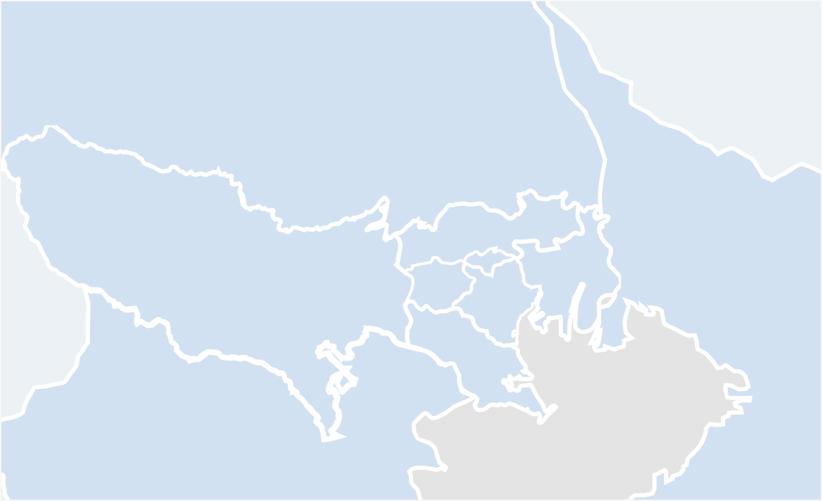 首都圏の地図